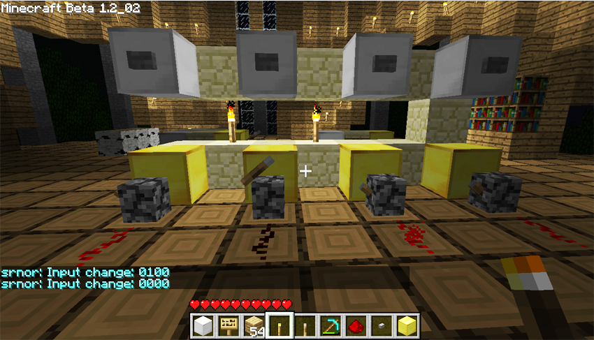 4-bit SR NOR latch